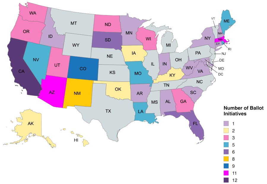 As of June 27, 133 ballot measures have qualified for the 2024 ballot.